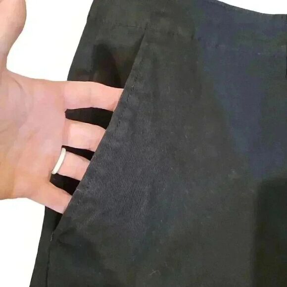 George Men's Black Soot Cotton/Spandex Flat Front Above the Knee Shorts NEW - Picture 7 of 11